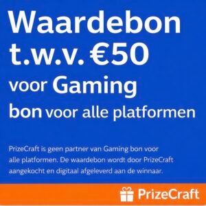 Vaardigheidswedstrijd – Gaming Waardebon €50 (Platform naar keuze)